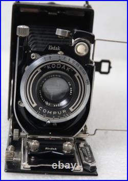 Vintage 1936 Kodak Compur Recomar 18 Lens F/4.5 105mm Folding Film Camera