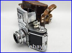 Vintage 1937 Kine Exakta 35mm SLR Film Camera 5cm F2 Lens Ihagee Dresden 1.2.1