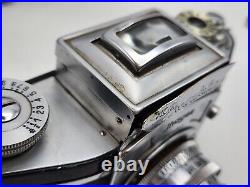 Vintage 1937 Kine Exakta 35mm SLR Film Camera 5cm F2 Lens Ihagee Dresden 1.2.1