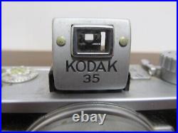 Vintage 1938 Kodak 35 Film Camera withAnastigmat f4.5 51mm Lens READ PLEASE