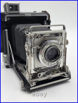 Vintage 1947 Graflex Crown Graphic 2x3 Camera Kodak Ektar 101mm f/4.5 Kalart