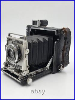 Vintage 1947 Graflex Crown Graphic 2x3 Camera Kodak Ektar 101mm f/4.5 Kalart