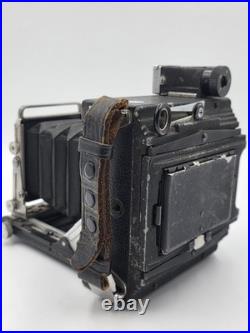 Vintage 1947 Graflex Crown Graphic 2x3 Camera Kodak Ektar 101mm f/4.5 Kalart