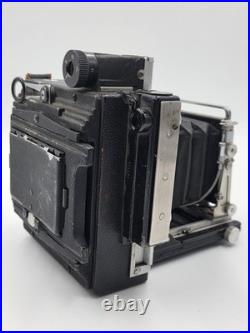 Vintage 1947 Graflex Crown Graphic 2x3 Camera Kodak Ektar 101mm f/4.5 Kalart