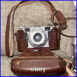 Vintage 1950's Lordomat Leidolf Wetzlar Camera 50mm 12.8 Lens With Leather Case