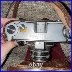 Vintage 1950's Lordomat Leidolf Wetzlar Camera 50mm 12.8 Lens With Leather Case