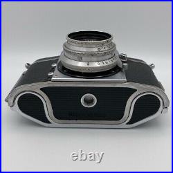 Vintage 1950s German Exa Jhagee Dresden 35mm Camera Meritar 129 Lens withcase
