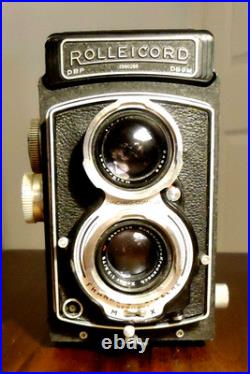 Vintage 1953-54 Rolleicord IV Franke & Heidecke DBP DBGM Twin Lens Reflex Camera