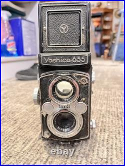 Vintage 1958 Yashica 635 twin-lens reflex (TLR) camera 120mm Film Or 35mm Film
