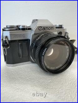 Vintage 1970's Canon AE-1 35mm Camera 50mm FD 11.8 Lens