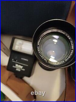 Vintage 1970's Nikon 35mm Camera Model EM 50mm 118 Lens Filters & Tested
