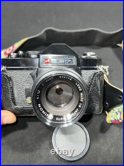 Vintage 1970s GAF L-17 35mm Camera with Chinon Lens 11.7 55mm & Protective Case