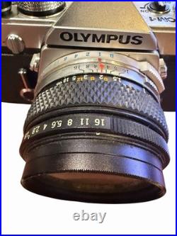 Vintage 1970s Olympus OM-1 Film Camera + Lens & Case Working