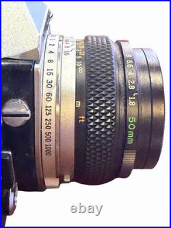 Vintage 1970s Olympus OM-1 Film Camera + Lens & Case Working