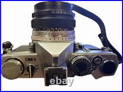 Vintage 1970s Olympus OM-1 Film Camera + Lens & Case Working Vintage 1970s Olympus OM-1 Film Camera + Lens & Case Working