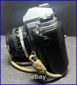 Vintage 1980s Nikon FG 35mm SLR Film Camera with 50mm Nikon Lens