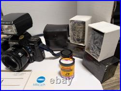 Vintage 1985 Minolta Maxxum 7000AF 35mm Film Camera with 50 mm Lens Kit with Bag