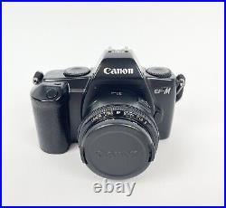 Vintage 1991 Canon EF-M SLR Camera with Canon EF 50mm 11.8 II Lens