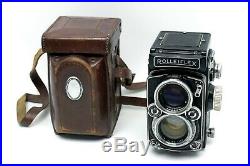 Vintage 2.8D ROLLEIFLEX TLR CAMERA with Zeiss Planar 80mm f2.8 Lens & CASE