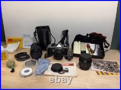 Vintage 35 MM Manual Focus Kit Tokina Lens Strap Bag Pentax ME Super Camera