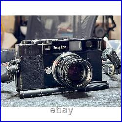 Vintage 35mm Zeiss Ikon ZM 35mm Film Camera & Leica 50mm f2 Lens