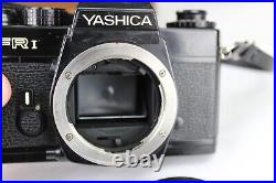 Vintage 35mm camera lot Yashica FR 1 I manual pictures lenses case strap lot