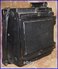 Vintage 4x5 Graflex camera with No. 32 Kodak Lens, Holders & Case