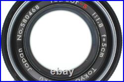 Vintage 500 unit? N. MINT? LEOTAX G Topcor Film Camera S 5cm F1.8 Lens From JAPAN