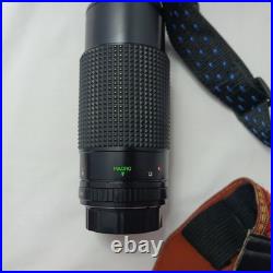 Vintage 50mm Pentax Asahi K1000 Camera Japan Works Strap & 3 Lenses Carry Bag