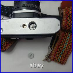 Vintage 50mm Pentax Asahi K1000 Camera Japan Works Strap & 3 Lenses with Carry Bag