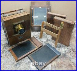 Vintage 5x7 Keith Wet Plate (Collodion) Camera with Taylor Hobson Cooke Lens