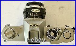 Vintage 60s Canon FT QL 35mm SLR Film Camera with50mm 1.8 Lens & Case Strap