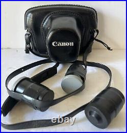 Vintage 60s Canon FT QL 35mm SLR Film Camera with50mm 1.8 Lens & Case Strap