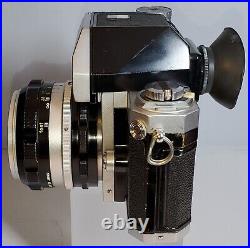 Vintage 66-67 Nikon F Photomic 35mm Camera 50mm f1.4 Lens Outfit Free Shipping