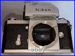 Vintage 66-67 Nikon F Photomic 35mm Camera 50mm f1.4 Lens Outfit Free Shipping