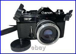 Vintage 70s Canon EF 35mm SLR Camera with Strap And Case Vintage 70s Canon EF 35mm SLR Camera with Strap And Case
