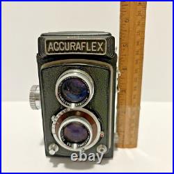 Vintage Accuraflex Twin Lens Box Camera TLR Accurar Anastigmat 13.5 Lens Japan