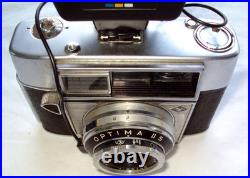 Vintage Agfa OPTIMA II S Prontormator 35mm Film Camera with128/45 Lens & Flash