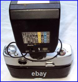 Vintage Agfa OPTIMA II S Prontormator 35mm Film Camera with128/45 Lens & Flash