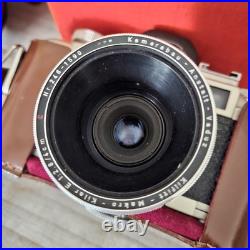 Vintage Alpa Reflex Model 5 35 mm Camera With Leather Case Original Box F/2.8 Lens