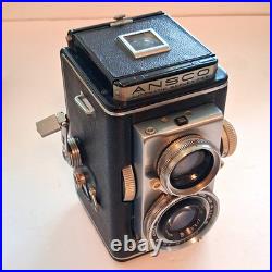Vintage Ansco Automatic Reflex TLR Camera f/3.5 Ansco Anastigmat Lens USA
