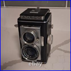 Vintage Ansco Automatic Reflex TLR Camera f/3.5 Ansco Anastigmat Lens USA