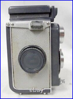 Vintage Antique Grey Yashica 44 Japanese 60mm Film Camera with Yashikor 60mm Lens