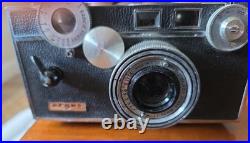 Vintage Argus C3 Camera (2) Brick 35mm /Light Meter + Soligor 135mm Lens + Cases