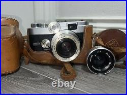 Vintage Argus C44 C-Fourty-Four Camera F2.8 50mm Cintagon Lens With Extra Lens