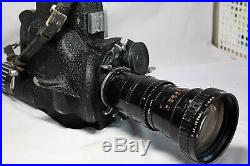 Vintage Arriflex 16mm Cine film camera withAngenieux zoom lens 12-120mm f12 2.2