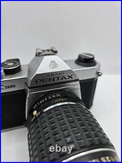 Vintage Asahi Pentax K1000 35mm Camera Pentax With Takumar Bayonet 135mm Lens