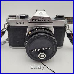 Vintage Asahi Pentax K1000 35mm SLR Film Camera 50mm PK Mount Manual Focus Lens