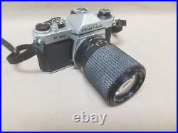 Vintage Asahi Pentax K1000 35mm SLR with70-200mm Lens (TESTED/WORKING)