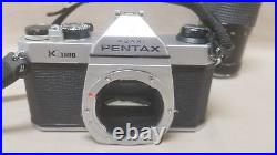 Vintage Asahi Pentax K1000 35mm SLR with70-200mm Lens (TESTED/WORKING)